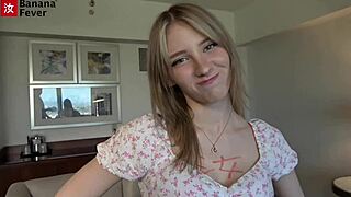 New Male Talent Student Scores Creampie with Melody Marks in Japanese AMWF Casting