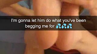 Real Snapchat Cheating Wife Begs for Multiple Creampies - Richelle Rose.