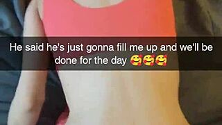Real Snapchat Cheating Wife Begs for Multiple Creampies - Richelle Rose.