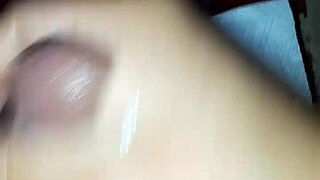 Horny Babe Cums Hard While Masturbating to Porn with Loud Moans.