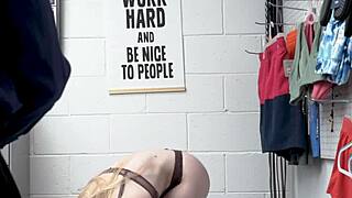 Emma Starletto caught shoplifting, now facing rough punishment at ShoplifterSex