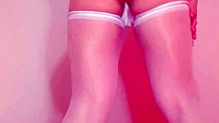 Mexican stepmom masturbates on camera for stepson, craving his cock!