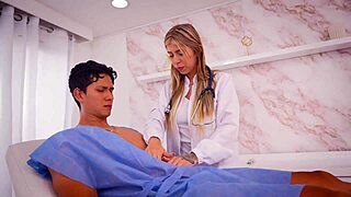 Doctor MollySmithX Fixes Patient’s Erectile Issues with Her Skilled Moves on Juan Bustos