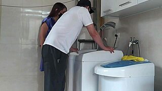 hey, check this arab housewife taking that big black cock!