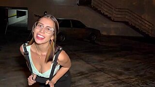 Colombiana Takes a Huge Dick in Her Juicy Ass at Public Mall Parking!