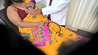 Indian doctor crosses lines with sexy lady patient in hospital