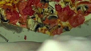 teen arab girl in los angeles craves bbc while enjoying kinky pizza fetish play