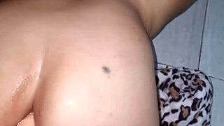 StepMom Begs StepSon to Film Huge Dildo in Tight Ass! Then Rewards with Quick Creampie Fuck!