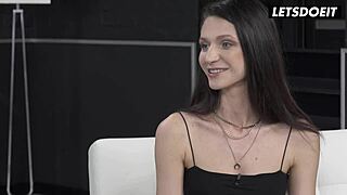 skinny ukrainian milf arian joy takes bbc in tight asshole during casting