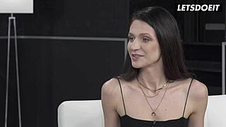 skinny ukrainian milf arian joy takes bbc in tight asshole during casting