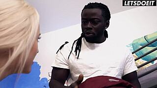 blonde babe nikki hill takes that huge black cock deep in her tight pussy for moaning interracial orgasm 😩🍆