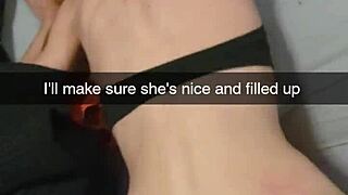 Skinny blonde wife humiliated and fucked as cheating whore on snapchat
