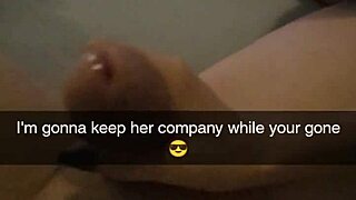 Skinny blonde wife humiliated and fucked as cheating whore on snapchat