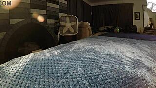 POV video of a stunning blonde giving a blowjob