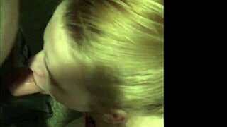 Amateur MILF with big ass sucks dick in amateur porn
