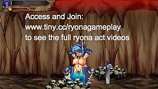 A cute anime babe gets down and dirty with orcs and monsters in the latest hentai game