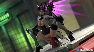 HD video of cartoon girl having a 3D hentai sex ride
