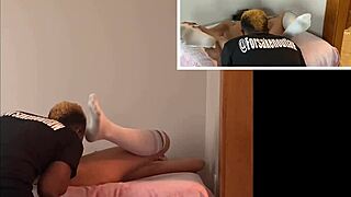 Dark skin PAWG getting trained with asshole closeup