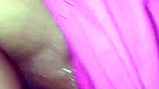 Couple's passionate nighttime sex