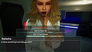Big Tit MILF Gets a Handjob and Blowjob in 3D