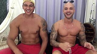 Get to know the latest actor on Pitbull Porn with this game of interview and enticement