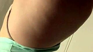 Ginger slut seductively teases amateur in homemade video
