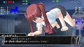 Crossdressing game's erotic adventure with machine translated subtitles