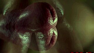 Gentle suction and jerking off leads to cumshot