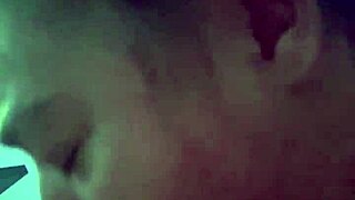 Husband gives wife a deepthroat blowjob on 4th of July
