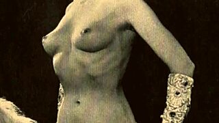Experience the beauty of natural tits and hairy pussy in this vintage porn video