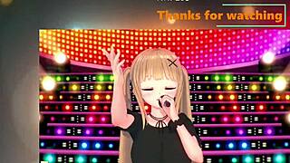 Hentai cartoon featuring Hina Naiko Himeki's big tits and titty fucking in HD