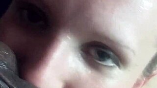 Snow bunny Lena Starr enjoys big black cock in HD video