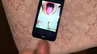 Intense orgasms and cum tribute in amateur interracial video