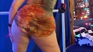 Redheaded wife Steffi shows off her toys and dance moves in solo video
