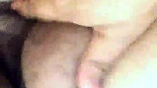 Homemade video of a curvy woman pleasuring herself