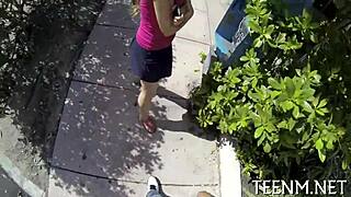 Couple has wild sex in ball sucking and fucking video