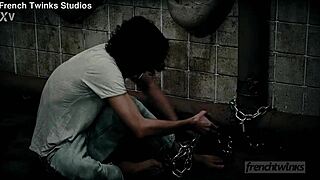 Cute French twinks in a hardcore gay encounter