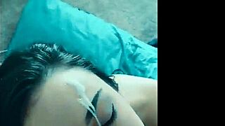 Steamy lingerie solo session with a father and daughter