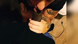 Amateur MILF gets surprised by big black cock in public