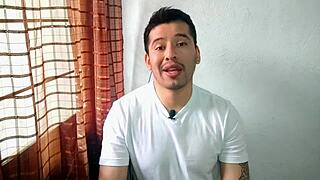 Amateur gay couple explores their sexuality with each other