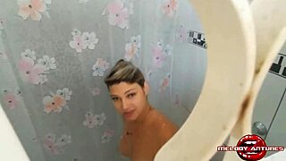 Melody Antunes and her friend engage in unprotected anal sex in a bathroom