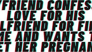 Intimate audio recording of a loving couple's romantic and sensual encounter