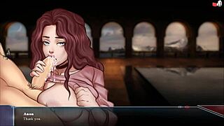 Dragon Ball Z: Super Sensual Journey - Vol. 45 featuring a seductive blowjob scene