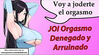 A BDSM-themed video featuring a European ladyboy and a denial of orgasm