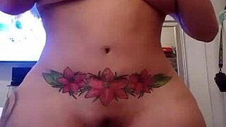 Tattooed Instagram model showcases her big boobs and huge assets