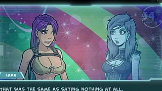 Lara Croft's provocative attire in Hentai anime