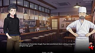 Yasuka's sensual stockings in the final episode of Goodbye Eternity