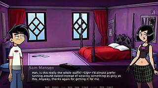 Danny Phantom and Amity Park in a thrilling adventure as a cursed nurse delivers a steamy blowjob