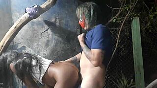 Superhero fucks a new girl watched by her family on Xvideos