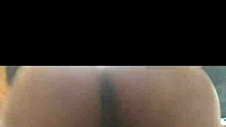 Riding reverse cowgirl and rough on a tight pussy